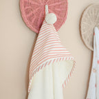striped hooded towel stripes away petal
