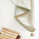 Striped Hooded Towel - Stripes Away Sea