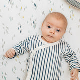 Kimono One-Piece - Stripes Away Ink Blue