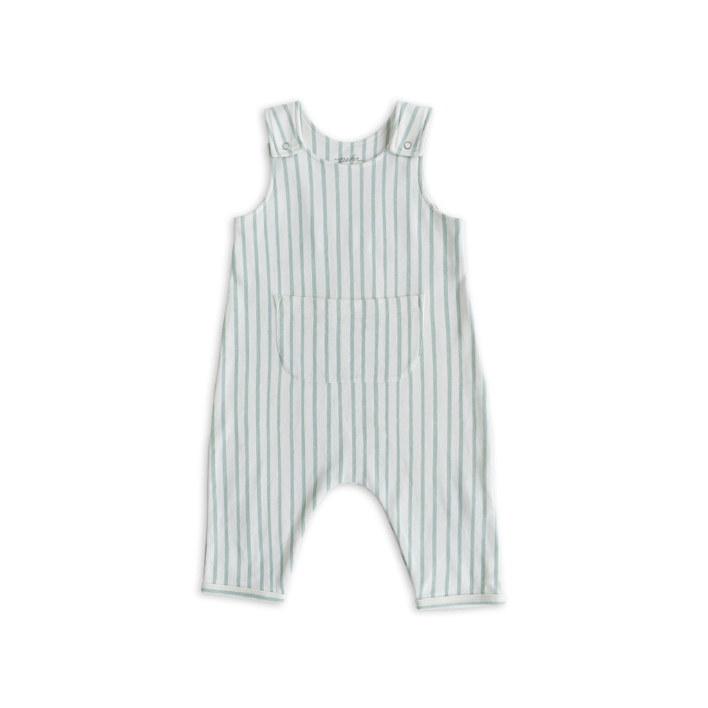 overall stripes away sea in blues pattern