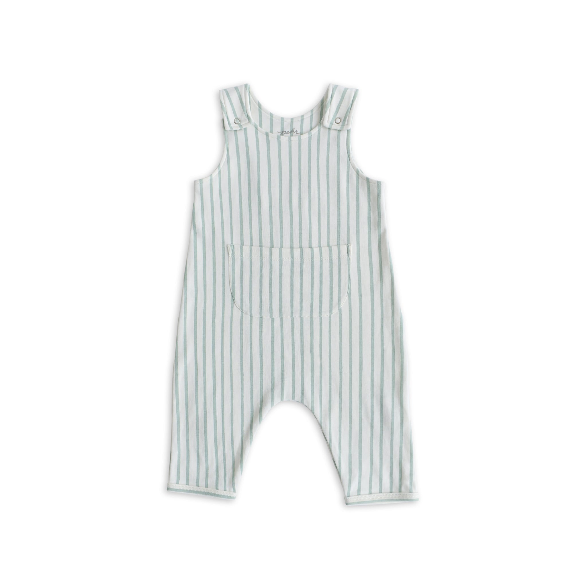 overall stripes away sea in blues pattern