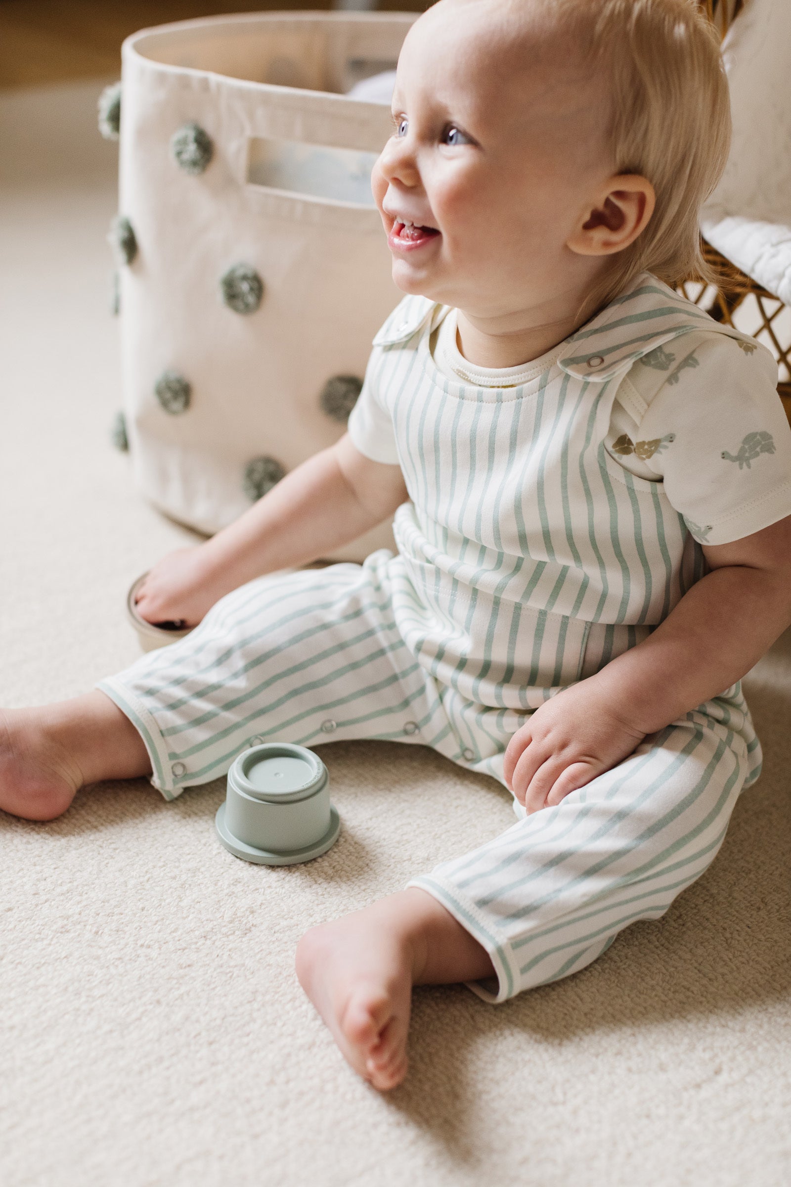 Overall - Stripes Away Sea