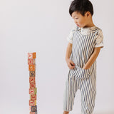 Overall - Stripes Away Ink Blue