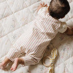 Overall - Stripes Away Peony