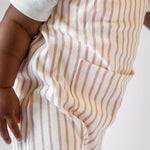 Overall - Stripes Away Peony