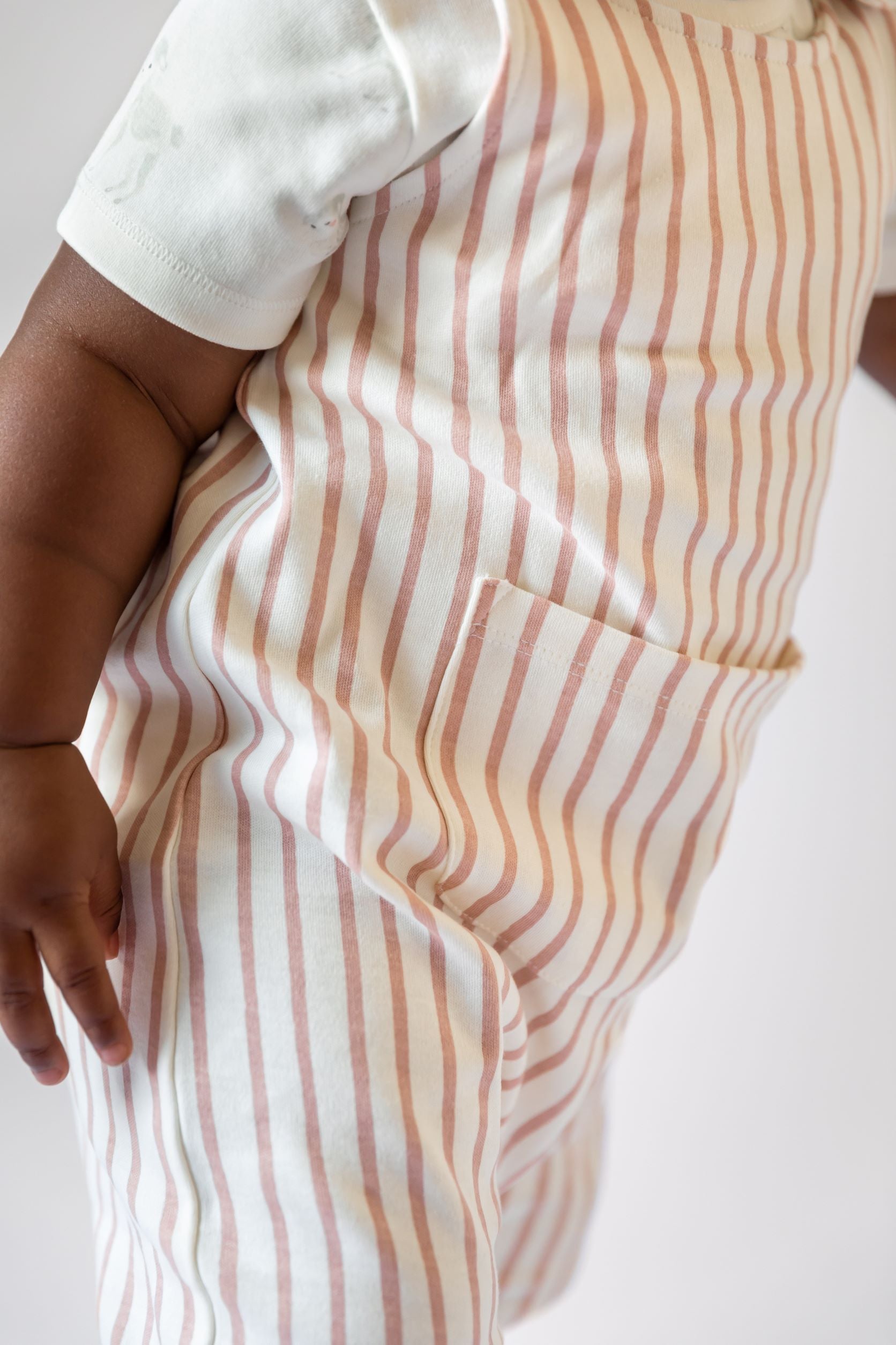 Overall - Stripes Away Peony