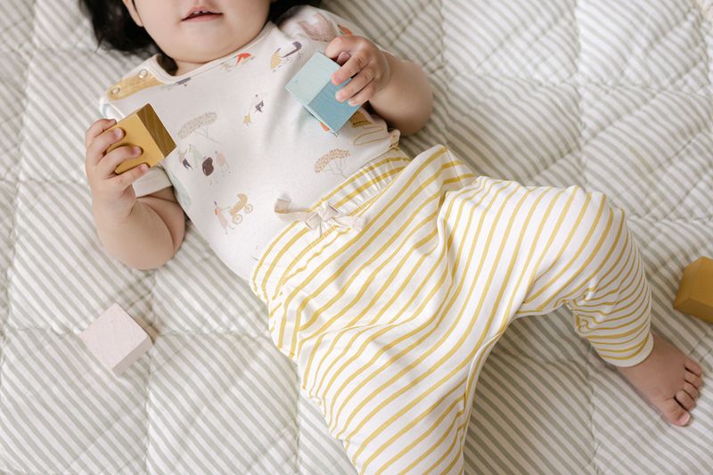 Harem Pant - Stripes Away Marigold