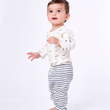 Harem Pant - Stripes Away Ink Blue