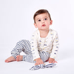 Harem Pant - Stripes Away Ink Blue