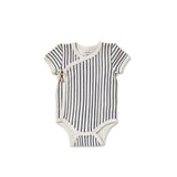 Kimono One-Piece - Stripes Away Ink Blue