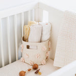 Organic Cotton Muslin Striped Swaddle - Stripes Away Petal