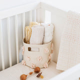 Organic Cotton Muslin Striped Swaddle - Stripes Away Petal