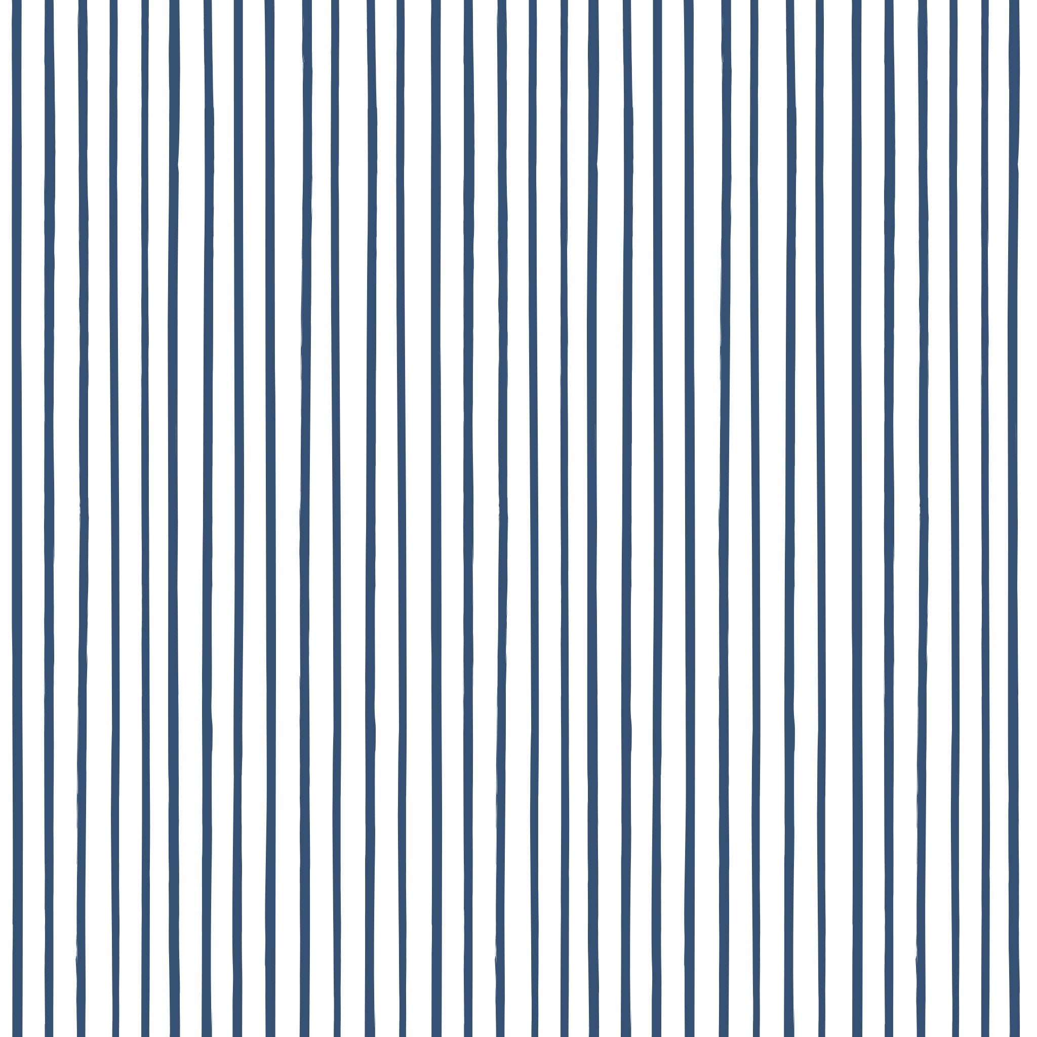 Chasing Paper X Pehr Wallpaper - Stripes Away Ink Blue