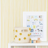 Chasing Paper X Pehr Wallpaper - Stripes Away Marigold