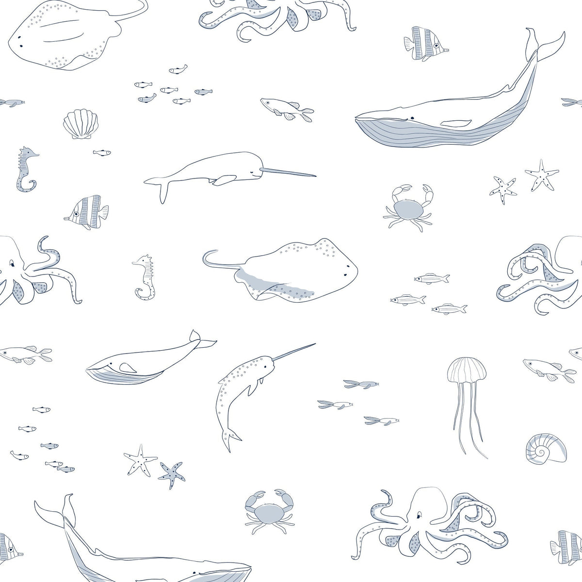 chasing paper x pehr wallpaper life aquatic