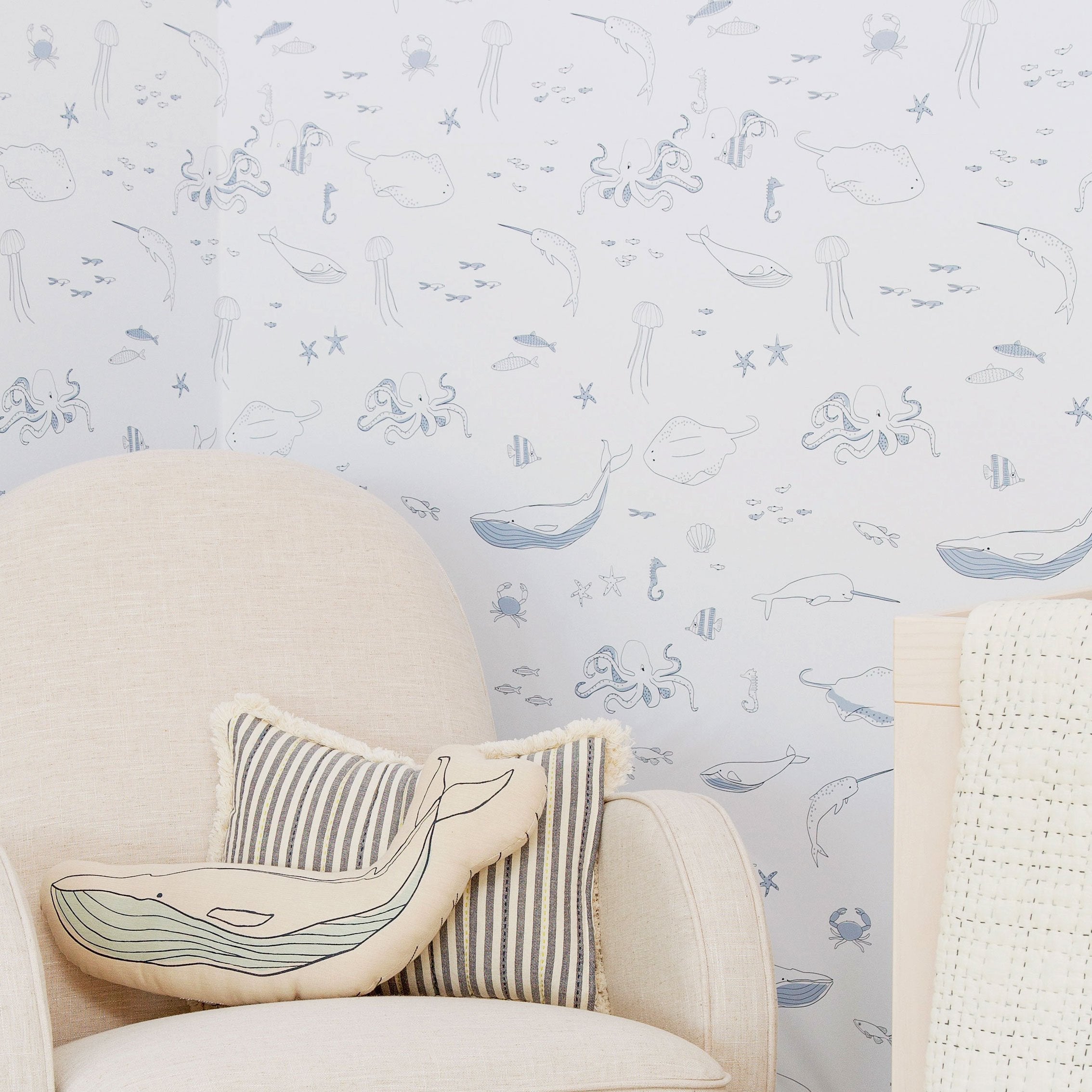 Chasing Paper X Pehr Wallpaper - Life Aquatic