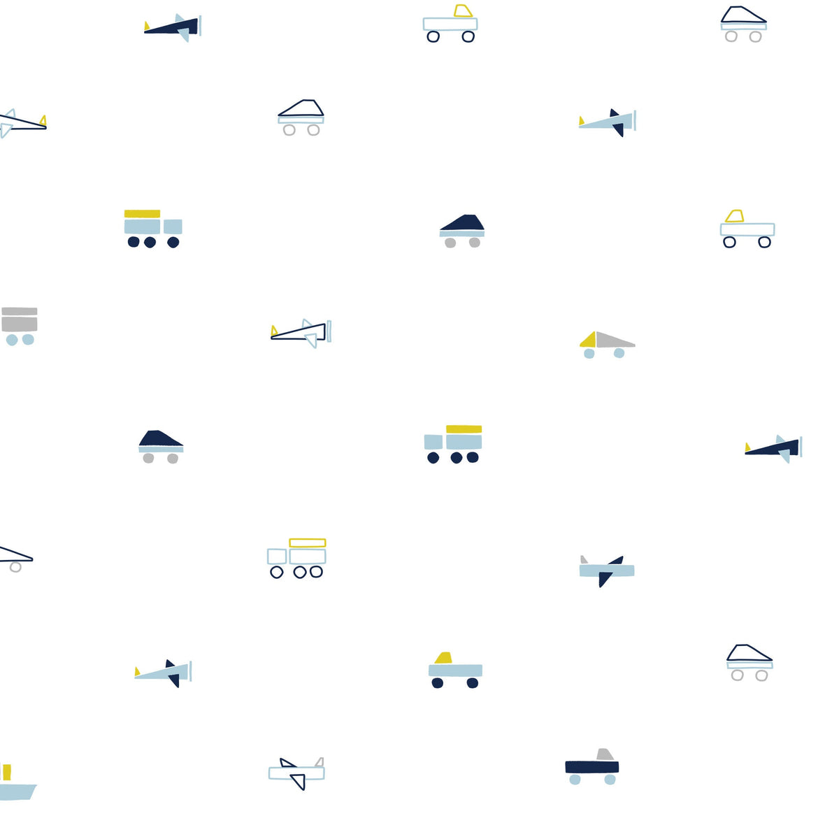 chasing paper x pehr wallpaper traffic jam in blues pattern