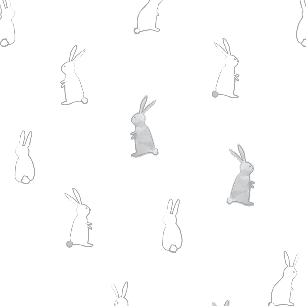 chasing paper x pehr wallpaper bunny hop in neutrals pattern