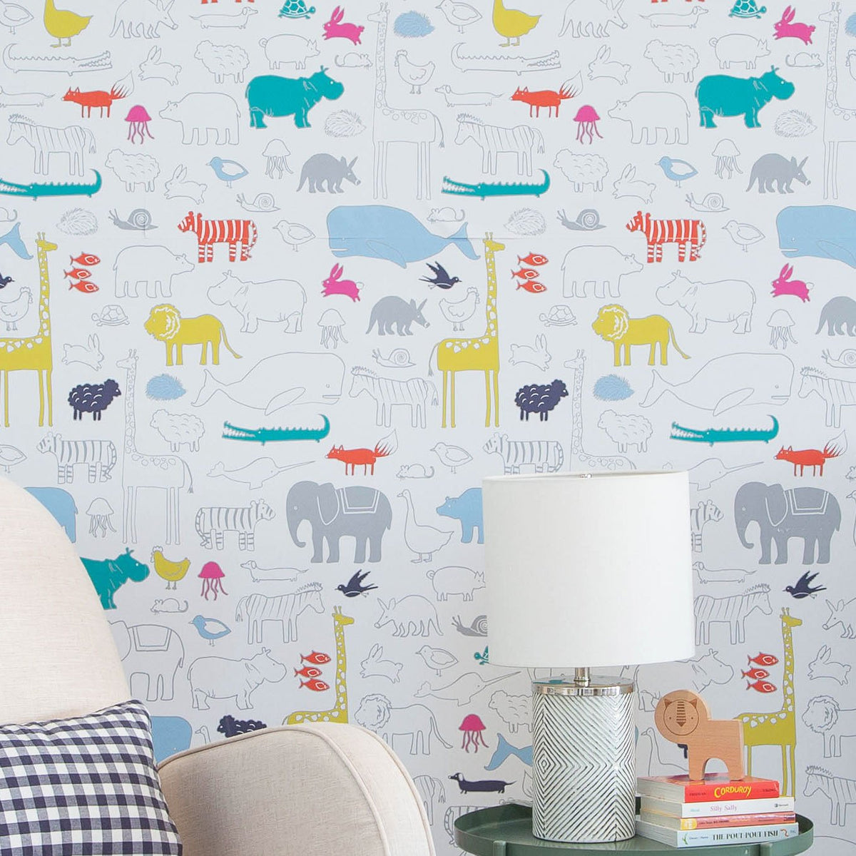 chasing paper x pehr wallpaper noah's ark