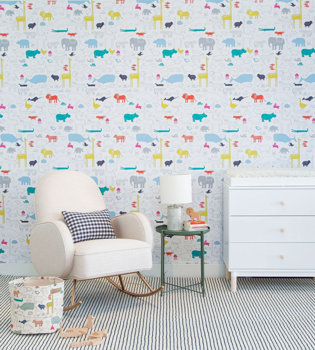 chasing paper x pehr wallpaper noah's ark