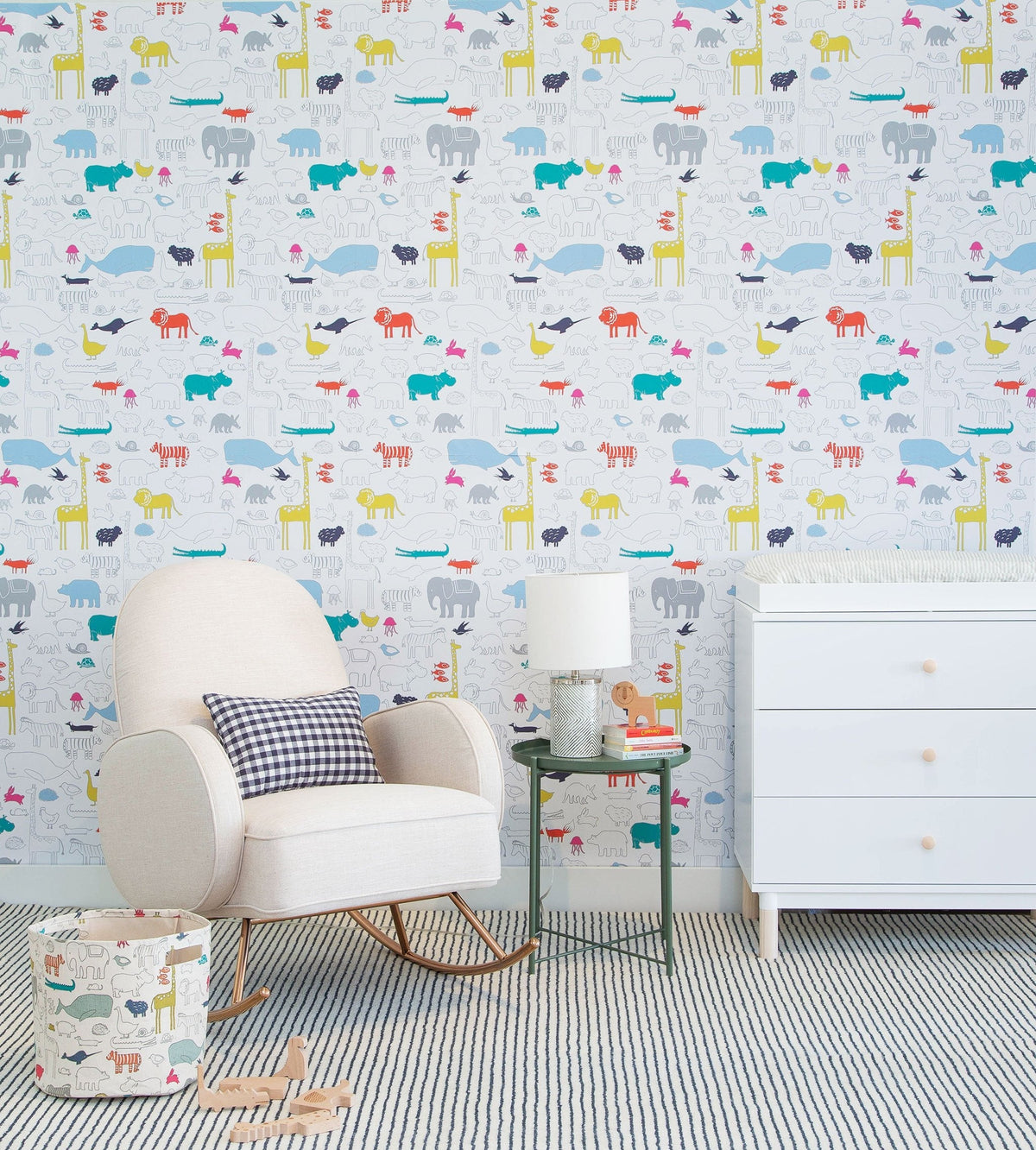 chasing paper x pehr wallpaper noah's ark