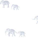 Chasing Paper X Pehr Wallpaper - Follow Me Elephant