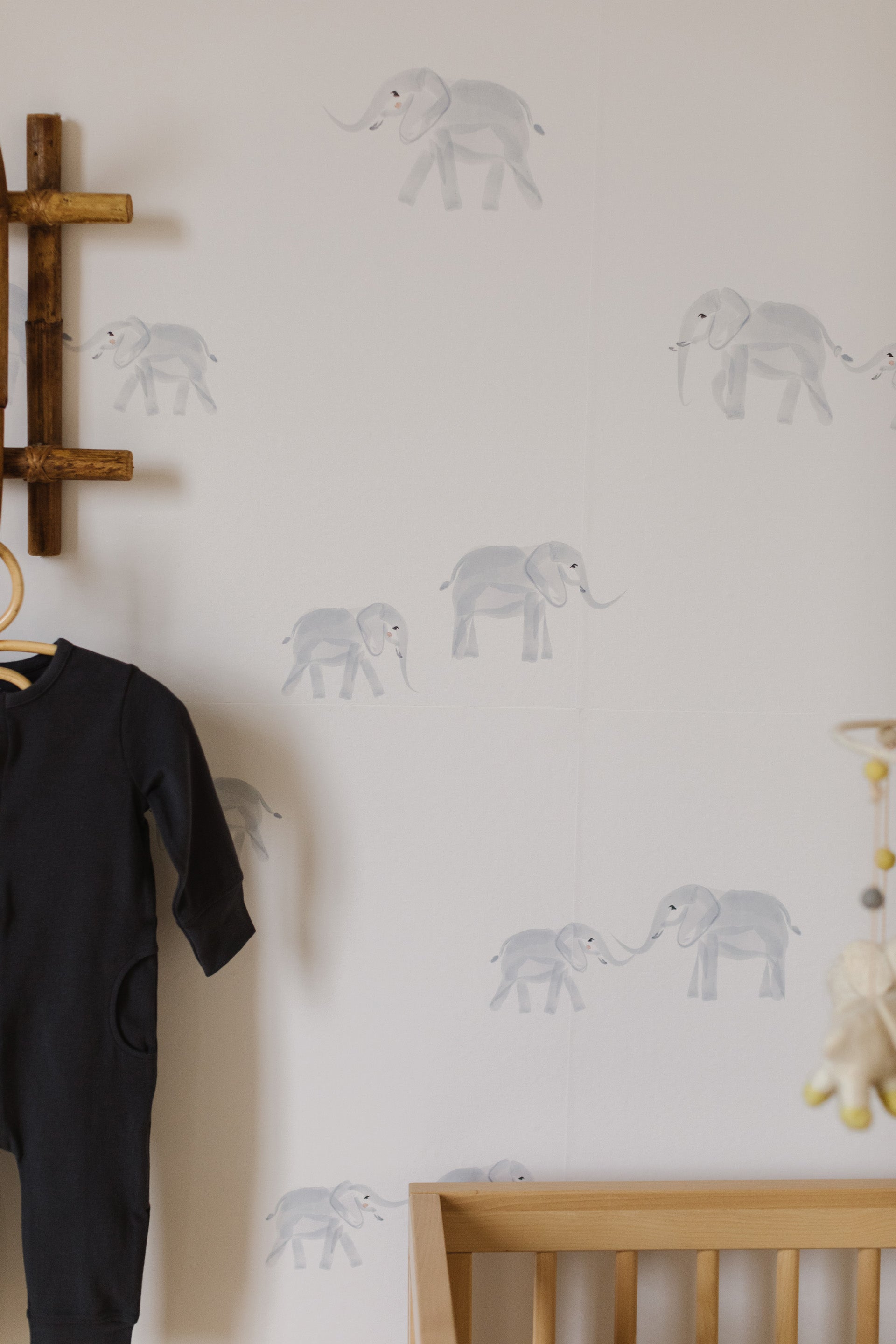 Chasing Paper X Pehr Wallpaper - Follow Me Elephant