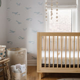 Chasing Paper X Pehr Wallpaper - Follow Me Whale