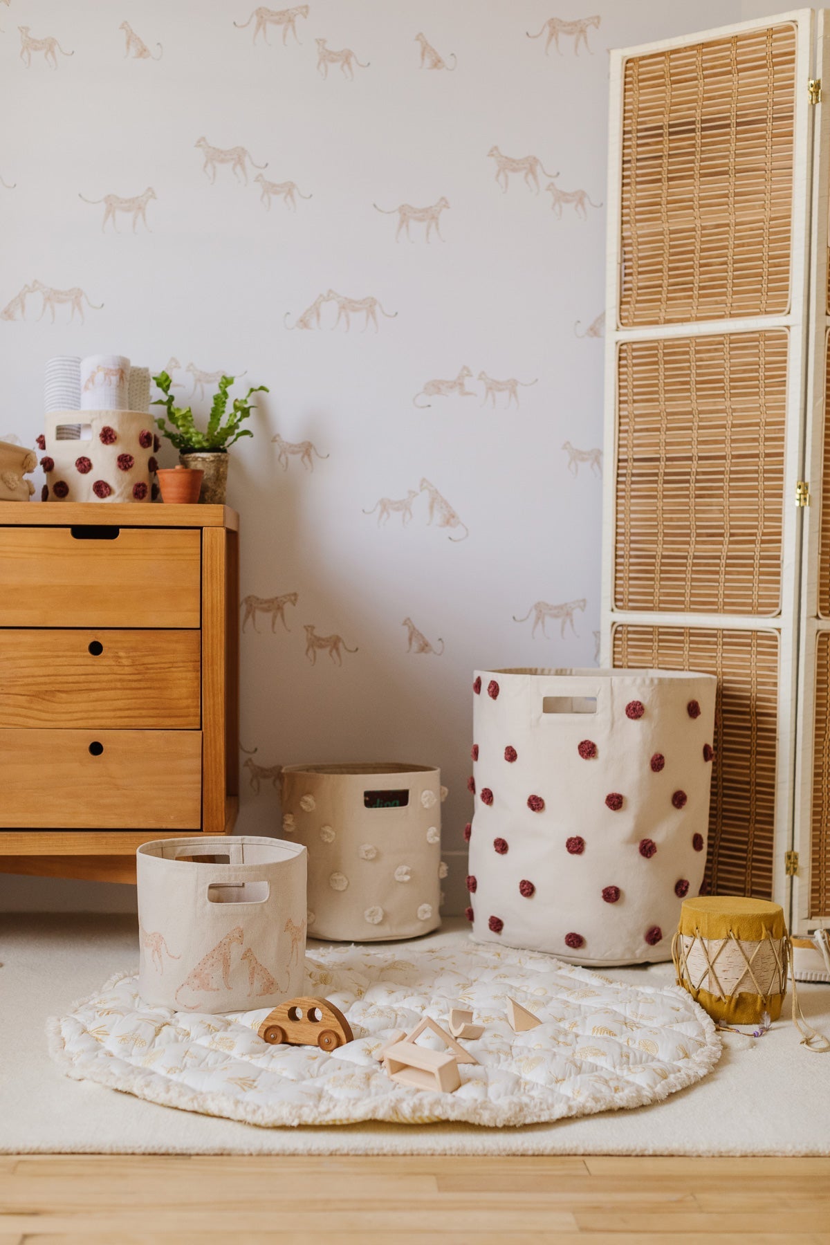 Chasing Paper X Pehr Wallpaper - Follow Me Cheetah