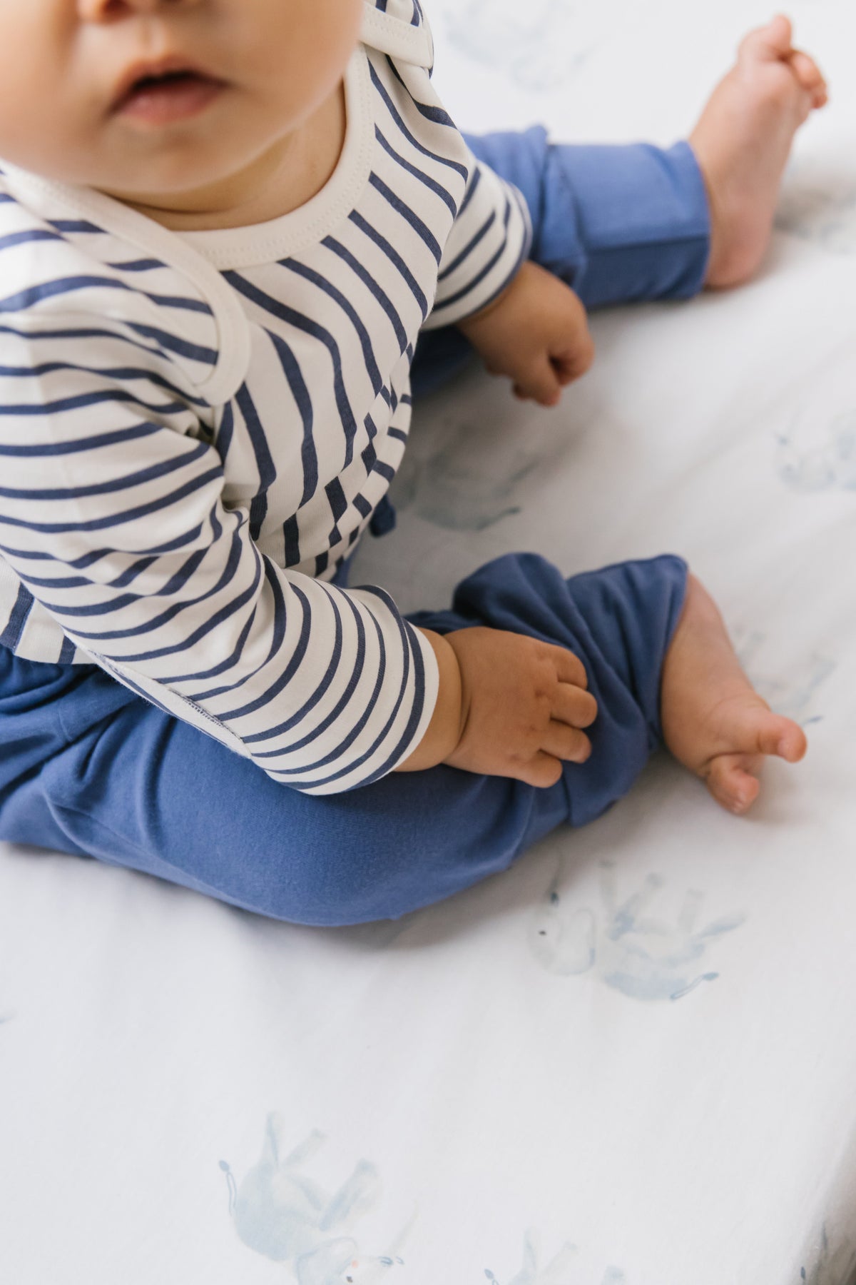 follow me crib sheet elephant