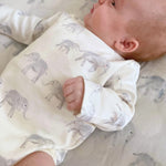 Shoulder Snap One-Piece - Follow Me Elephant