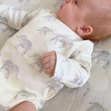 Shoulder Snap One-Piece - Follow Me Elephant