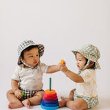 Short Sleeve Shoulder Snap One-Piece - Follow Me Elephant