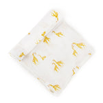 Organic Cotton Muslin Follow Me Swaddle - Follow Me Giraffe