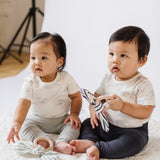 Short Sleeve Shoulder Snap One-Piece - Follow Me Whale