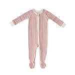 Pehr-Ribbed Baby Sleeper-Stripes Away Berry-2