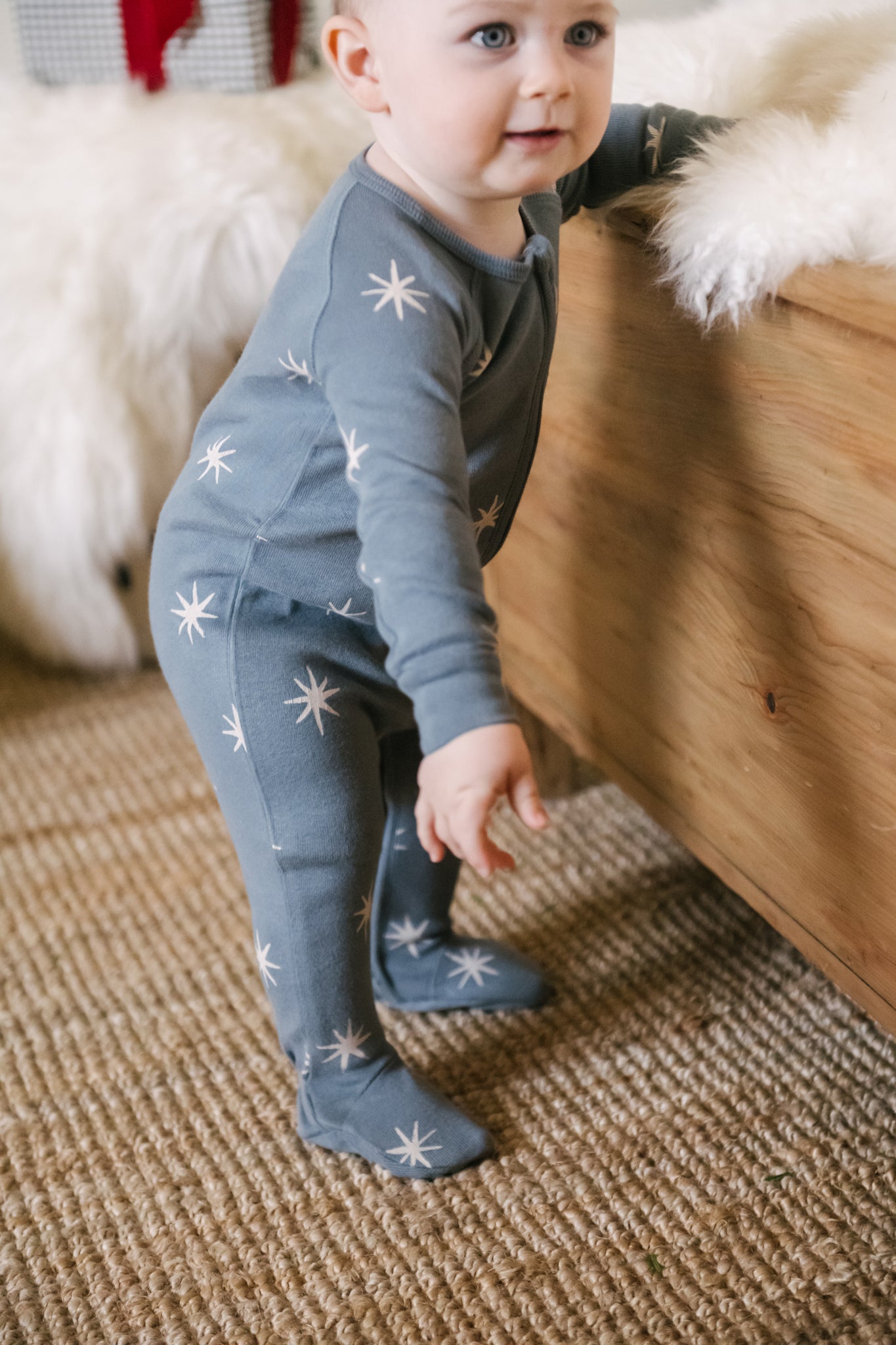 Pehr-Ribbed Baby Sleeper-Starry Midnight-3
