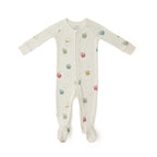 Ribbed Baby Sleeper - Little Drummer- Front