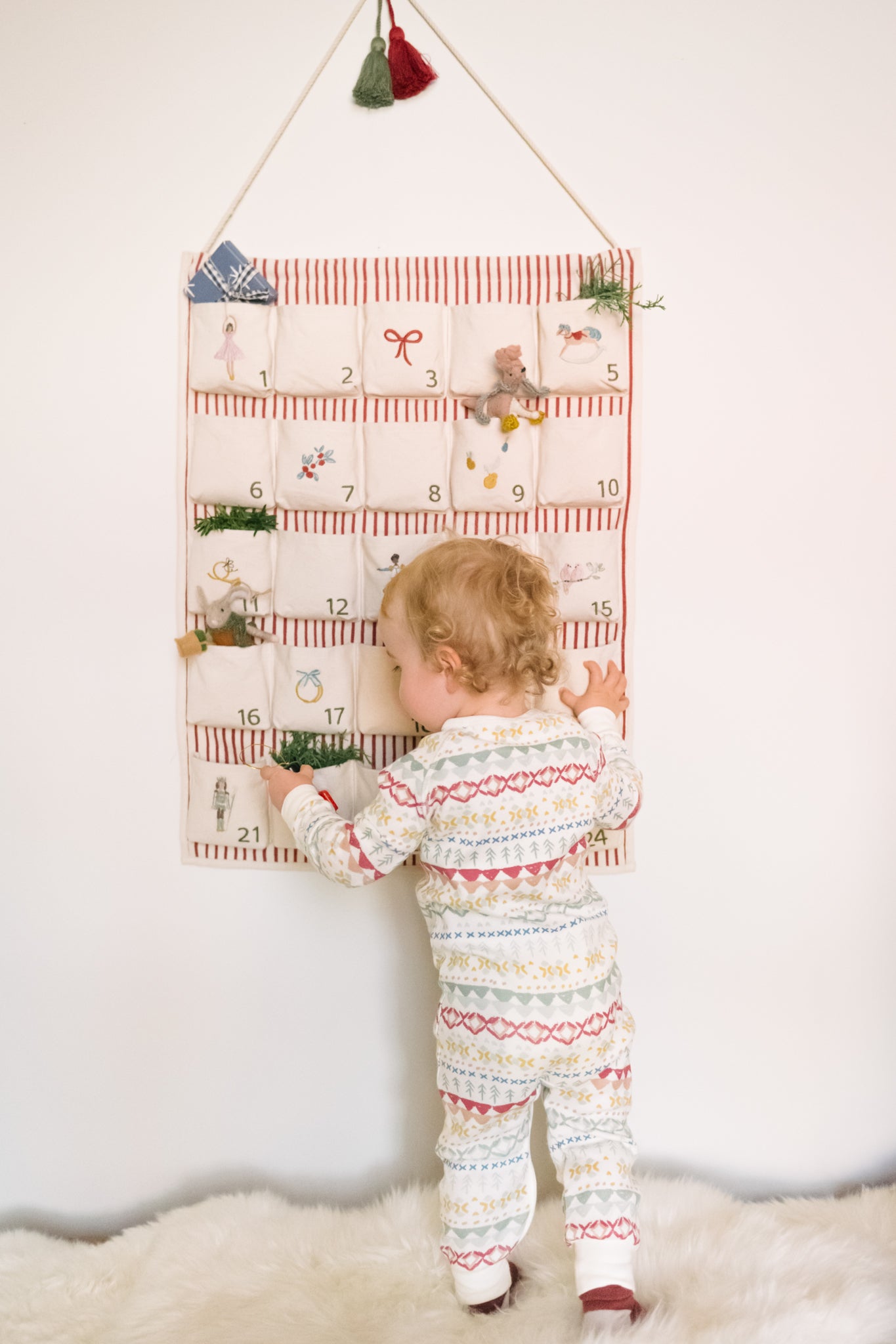 Pehr-Ribbed Baby Footless Sleeper-Fair Isle-4