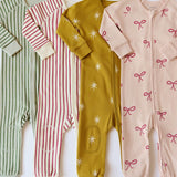 Pehr-Ribbed Kids Pajama-With a Bow-3