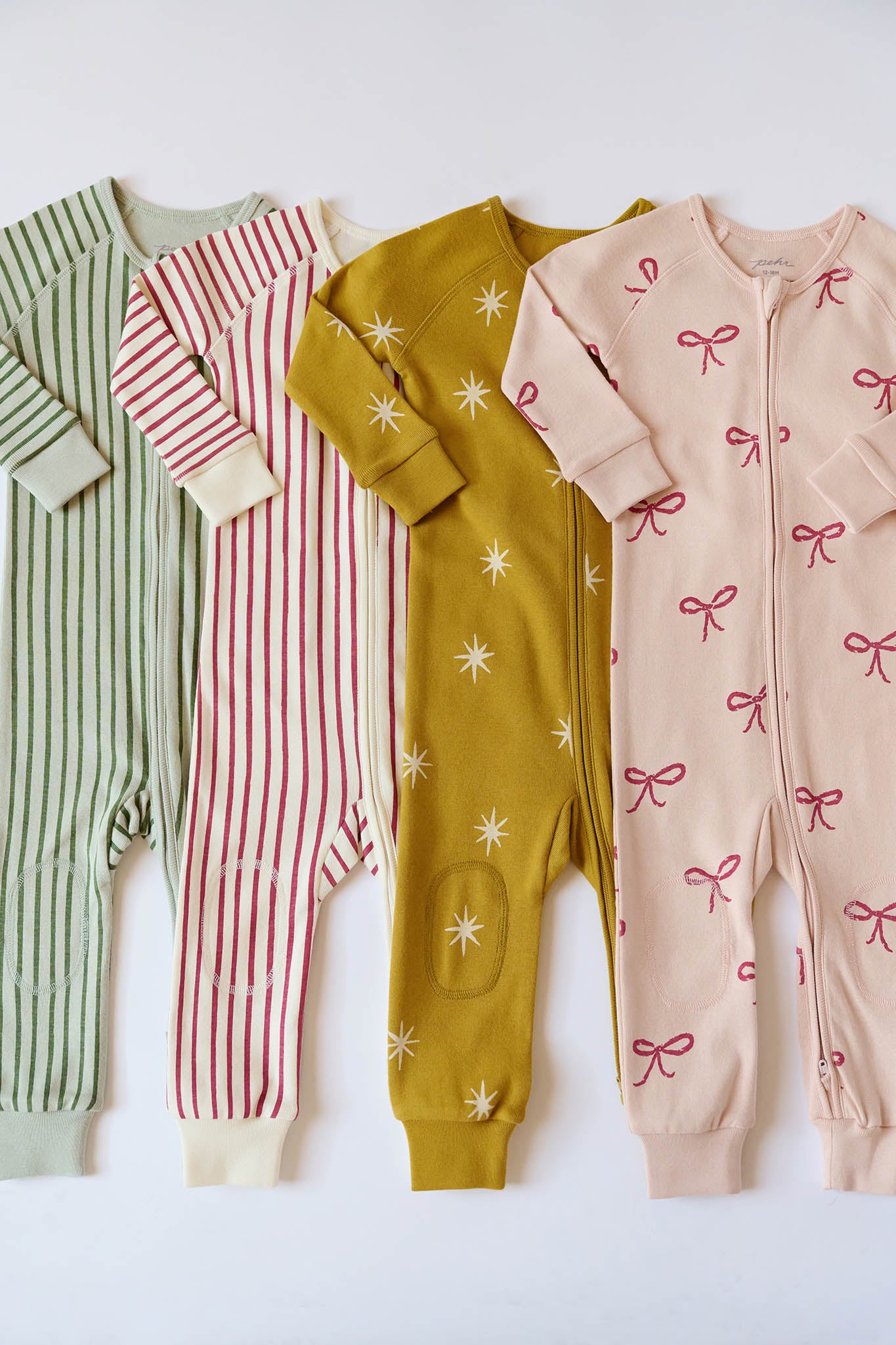 Pehr-Ribbed Kids Pajama-With a Bow-3