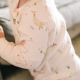 Pehr-Ribbed Baby Footless Sleeper-Partridge in a Pehr Tree-4