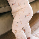 Pehr-Ribbed Baby Footless Sleeper-Partridge in a Pehr Tree-6