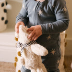 Pehr-Ribbed Baby Footless Sleeper-Starry Midnight-3