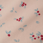 Ribbed Baby Footless Sleeper - Berry Lane- Up close print- Berries