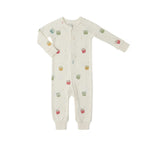 Ribbed Baby Footless Sleeper - Little Drummer- Front