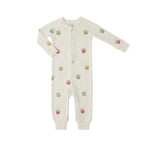 Ribbed Baby Footless Sleeper - Little Drummer- Front