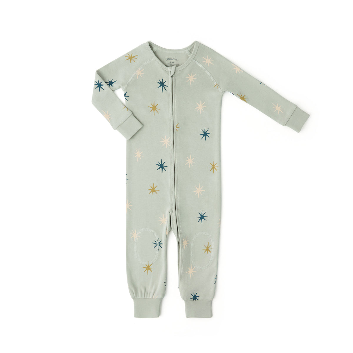 Ribbed Baby Footless Sleeper - North Star- Front