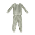 Pehr-Ribbed Kids Pajama-Stripes Away Evergreen-1