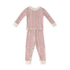 Ribbed Kid Pajama - Stripes Away Berry